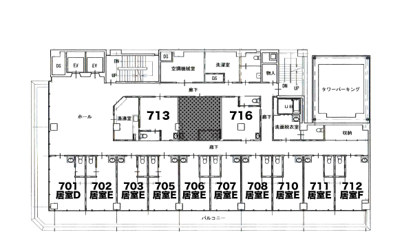 ハートライフ心斎橋7F MAP